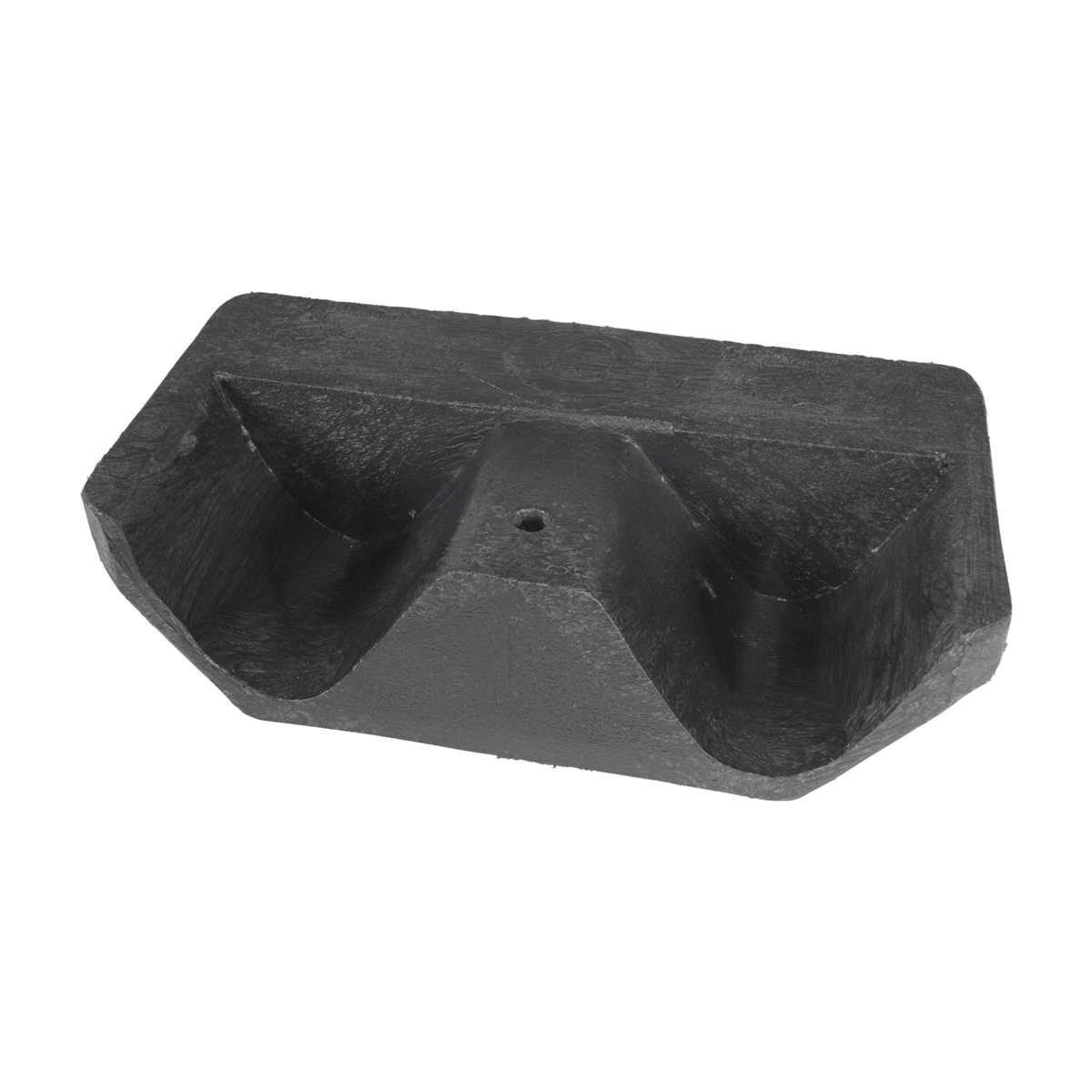 Vestil Plastic End Cap For Guard Rail System Black GR-H2R-CAP-BK