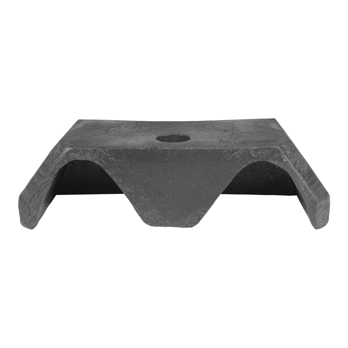 Vestil Plastic End Cap For Guard Rail System Black GR-H2R-CAP-BK