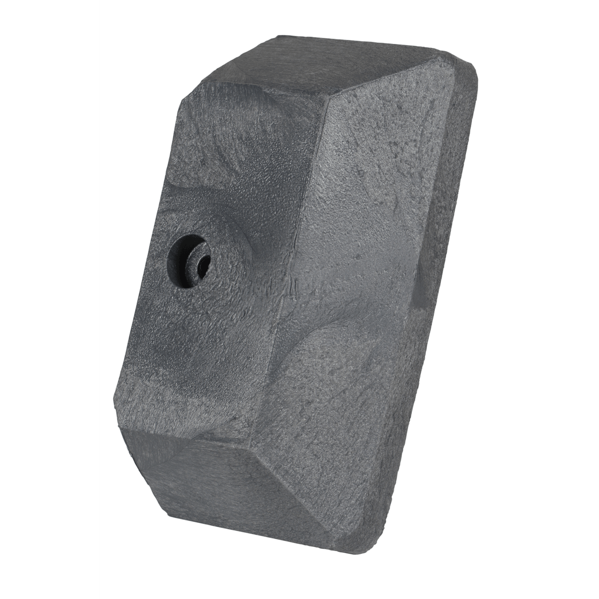 Vestil Plastic End Cap For Guard Rail System Gray GR-H2R-CAP-GY