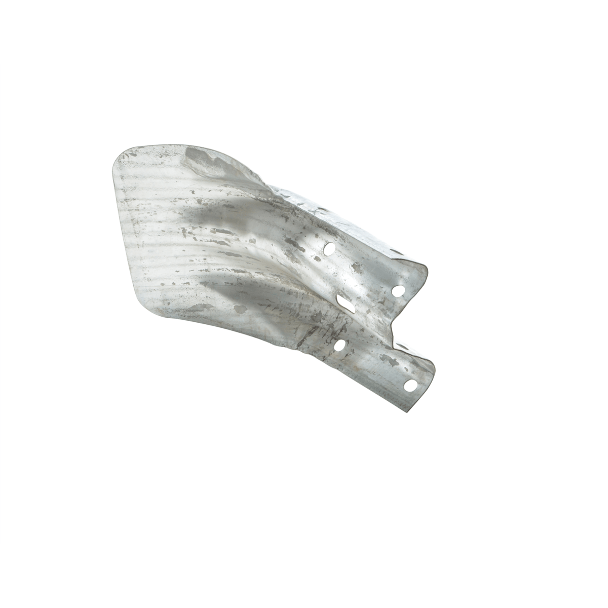 Vestil Steel Flared End Guard 28-5/8 In. x 16-1/4 In. For Guard Rail Systems Silver GR-H2R-TG