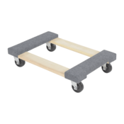 Vestil Hardwood Carpet End Dolly 24 In. x 16 In. x 5-3/4 In. 900 Lb. Capacity HDOC-1624-9
