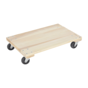Vestil Poplar Solid Deck Dolly 24 In. x 16 In. x 5-1/4 In. 900 Lb. Capacity Tan HDOS-1624-9-E