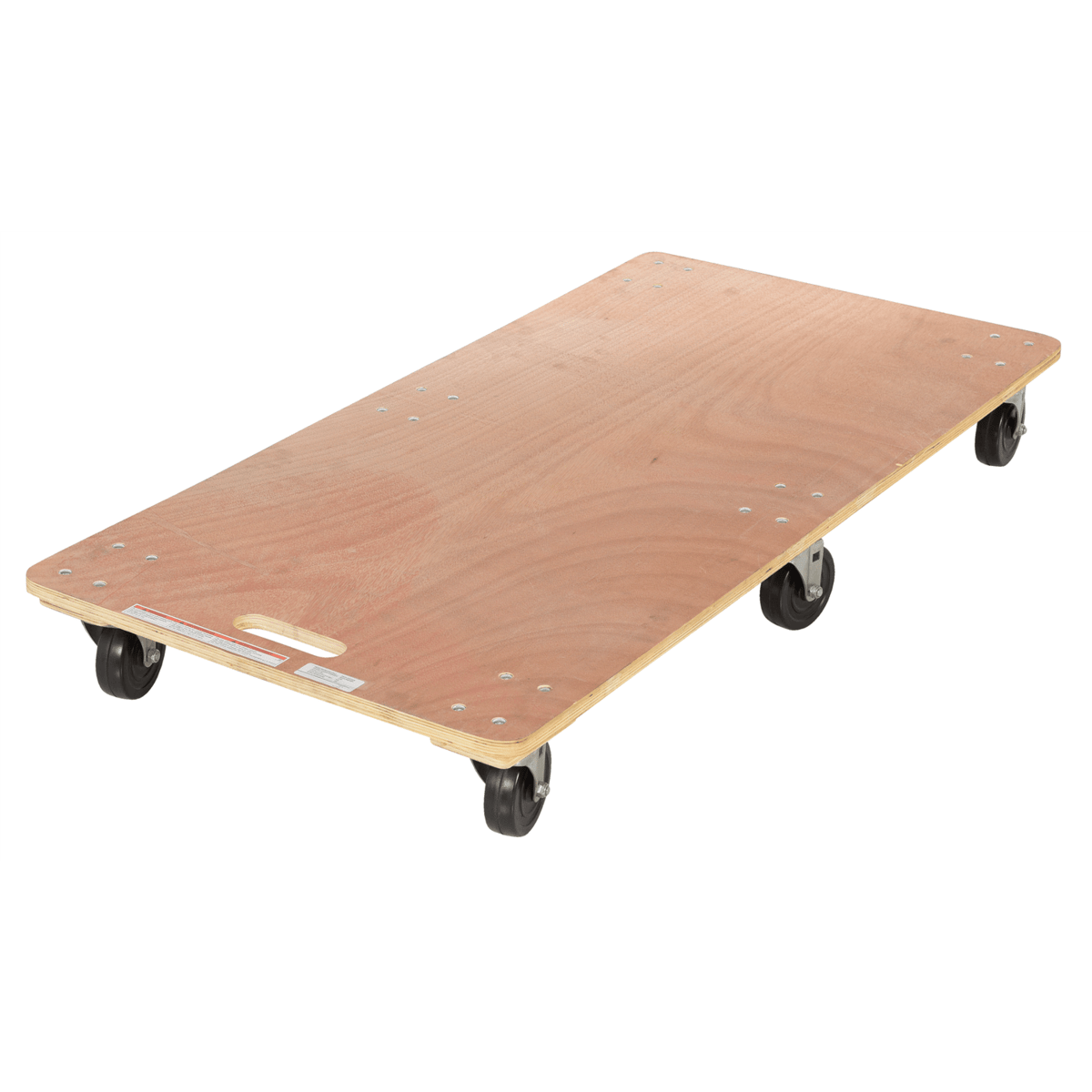 Vestil Hardwood Solid Deck Dolly 47-1/4 In. x 23-1/2 In. x 6-1/4 In. 1200 Lb. Capacity HDOS-2448-6SW