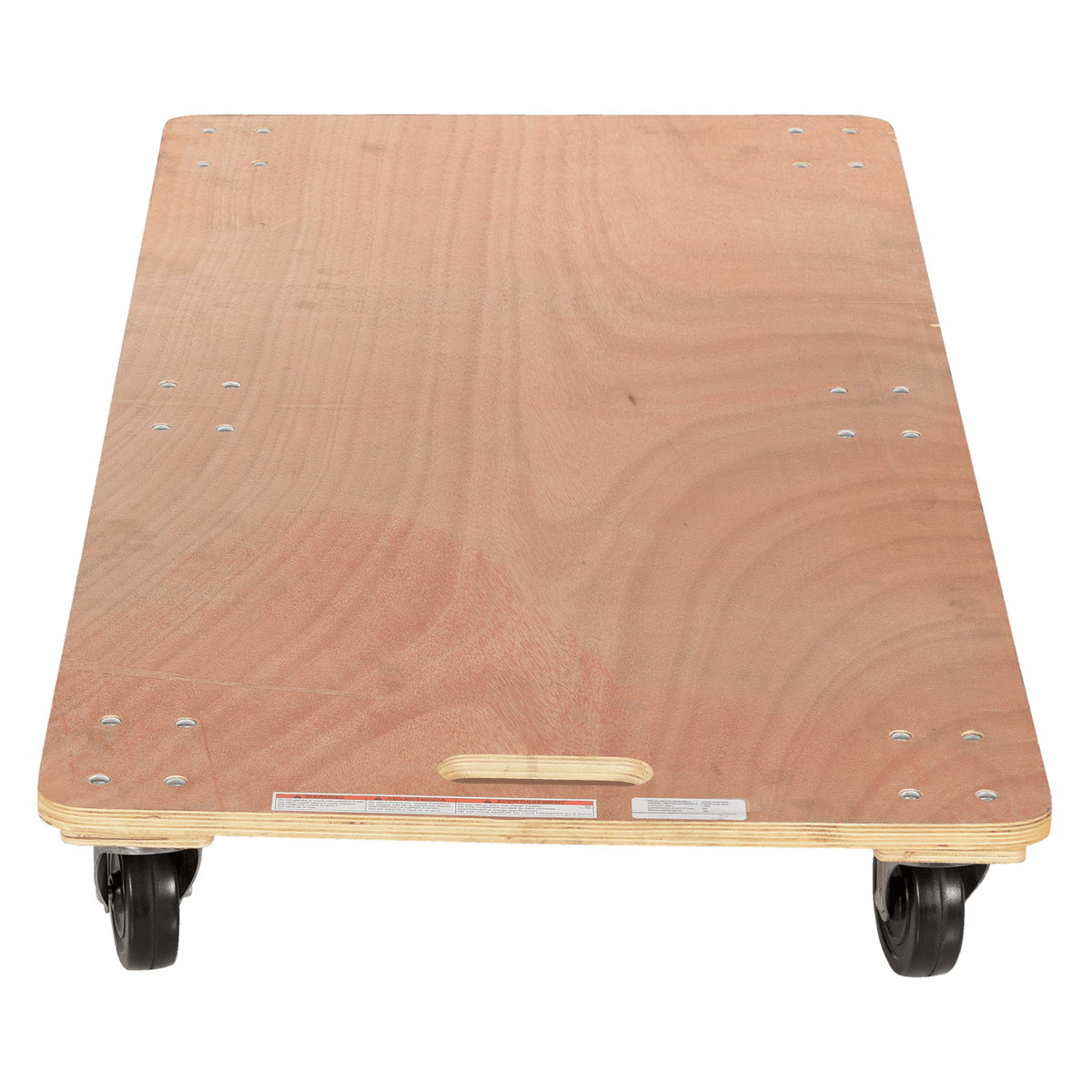 Vestil Hardwood Solid Deck Dolly 47-1/4 In. x 23-1/2 In. x 6-1/4 In. 1200 Lb. Capacity HDOS-2448-6SW