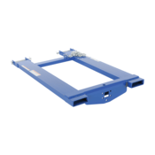 Vestil Steel Fork Truck Hook Base 44 In. 4000 Lb. Capacity Blue HOOK-BASE-44