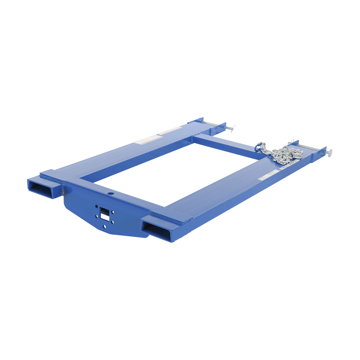 Vestil Steel Fork Truck Hook Base 44 In. 4000 Lb. Capacity Blue HOOK-BASE-44