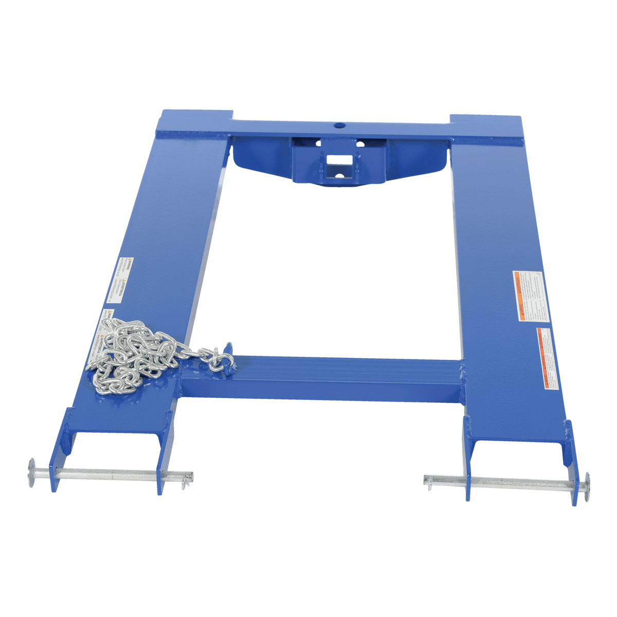 Vestil Steel Fork Truck Hook Base 44 In. 4000 Lb. Capacity Blue HOOK-BASE-44