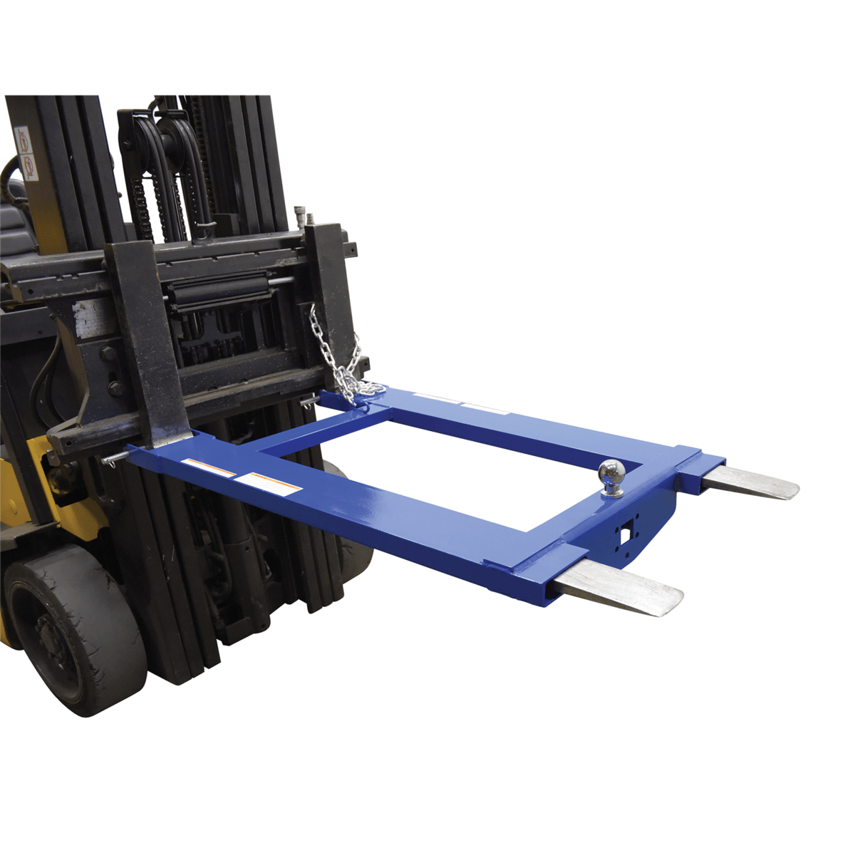 Vestil Steel Fork Truck Hook Base 44 In. 4000 Lb. Capacity Blue HOOK-BASE-44