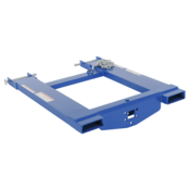 Vestil Steel Fork Truck Hook Base 32 In. Length 4000 Lb. Capacity Blue HOOK-BASE-32