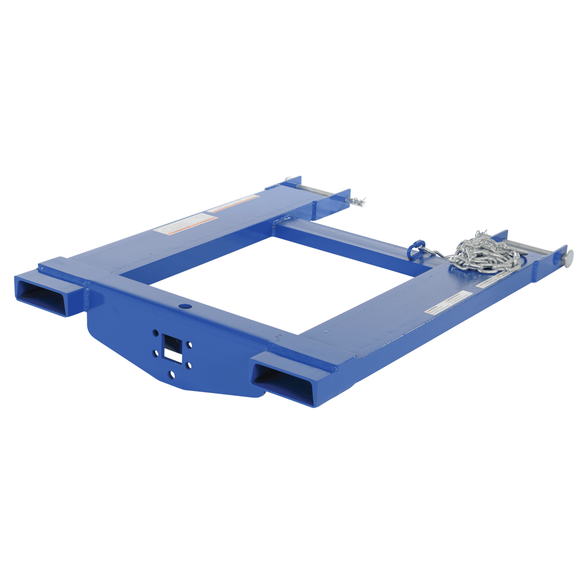Vestil Steel Fork Truck Hook Base 32 In. Length 4000 Lb. Capacity Blue HOOK-BASE-32