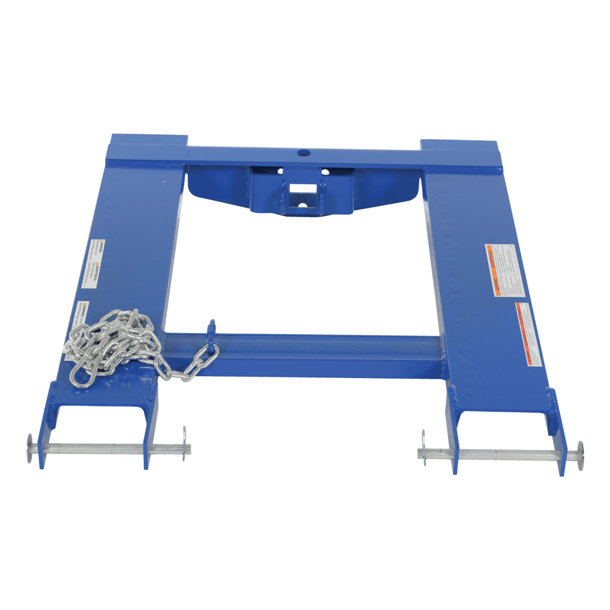 Vestil Steel Fork Truck Hook Base 32 In. Length 4000 Lb. Capacity Blue HOOK-BASE-32