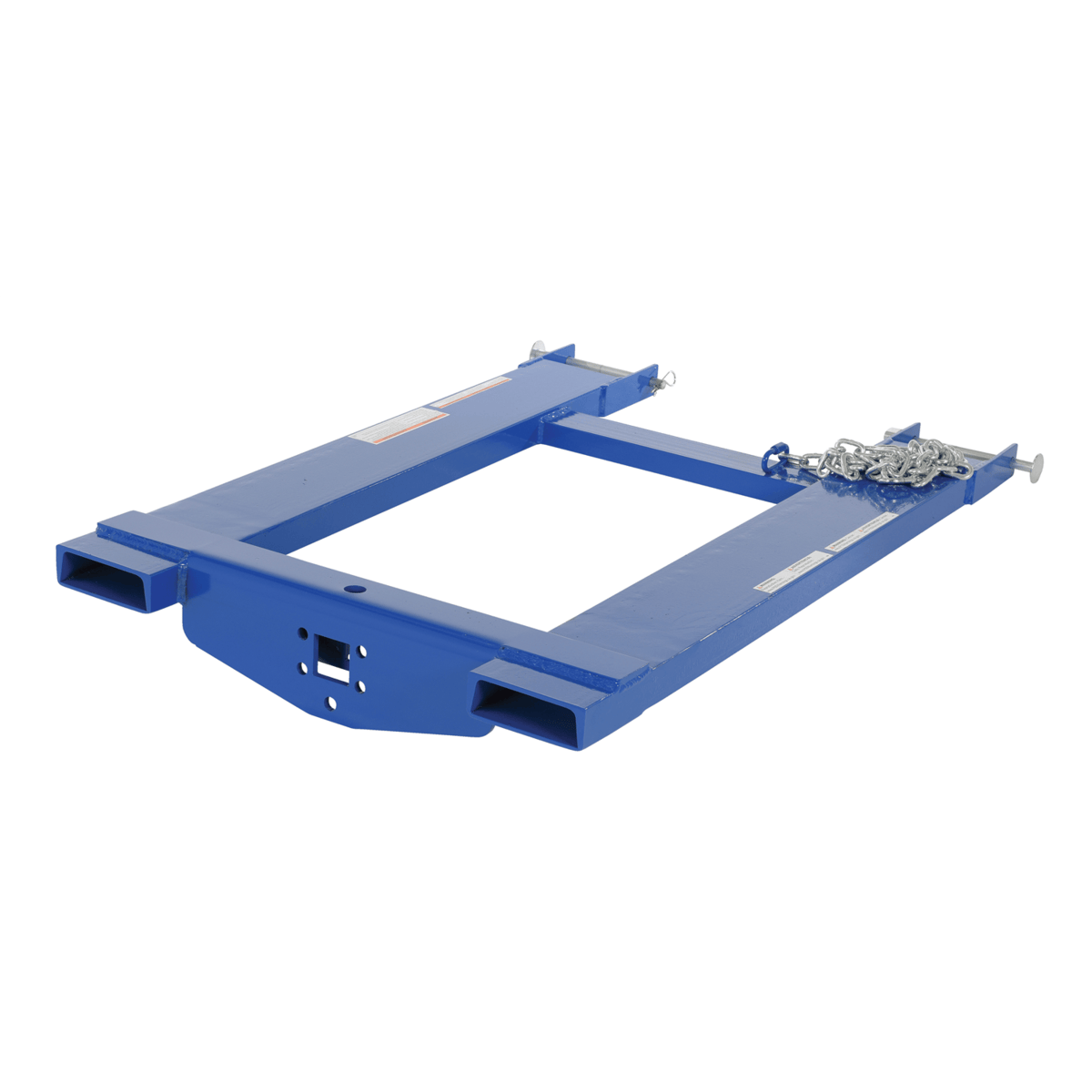 Vestil Steel Fork Truck Hook Base 38 In. Length 4000 Lb. Capacity Blue HOOK-BASE-38