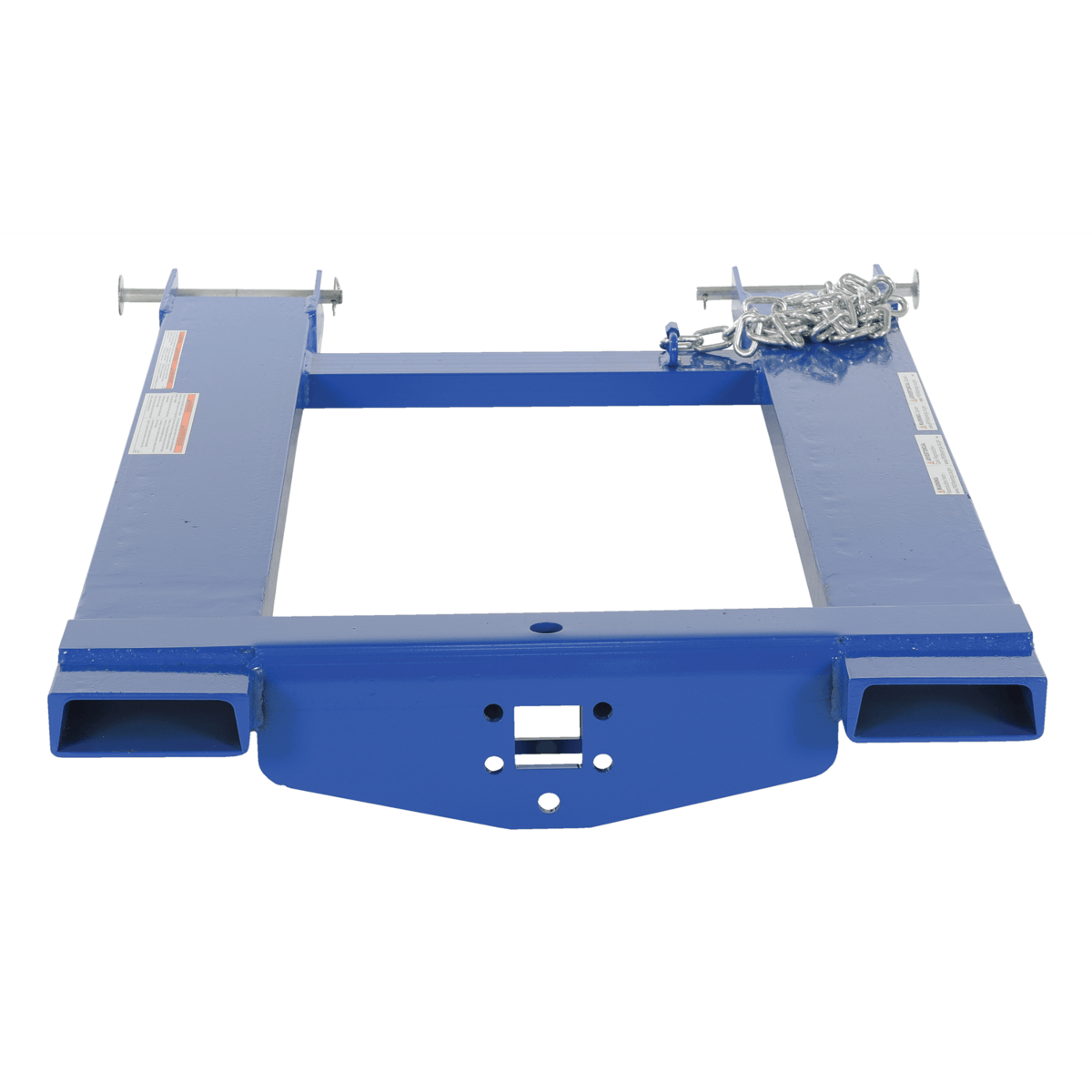 Vestil Steel Fork Truck Hook Base 38 In. Length 4000 Lb. Capacity Blue HOOK-BASE-38