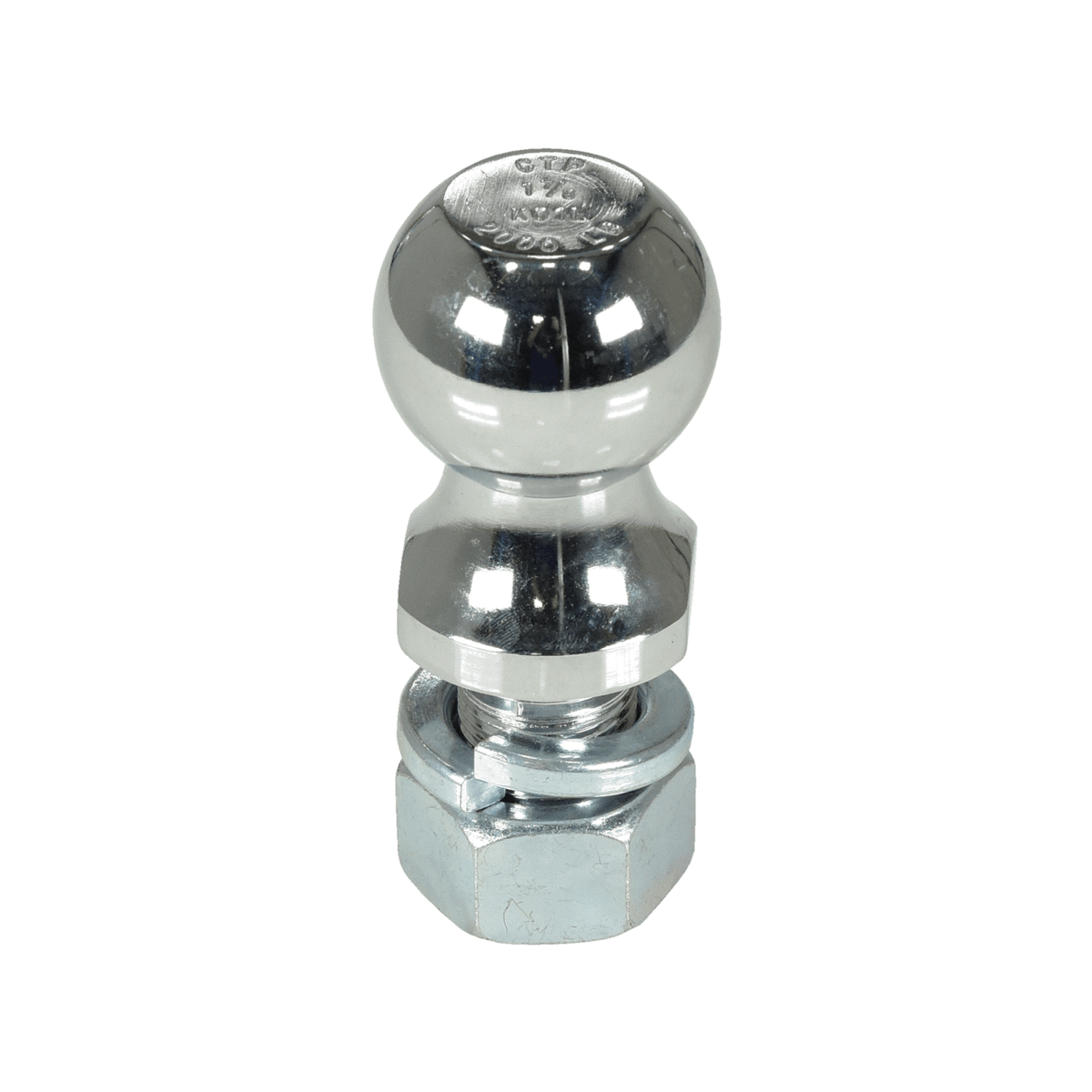 Vestil Steel Bolt On Tow Ball 1-7/8 In. Diameter 2000 Lb. Capactiy Silver BALL-178