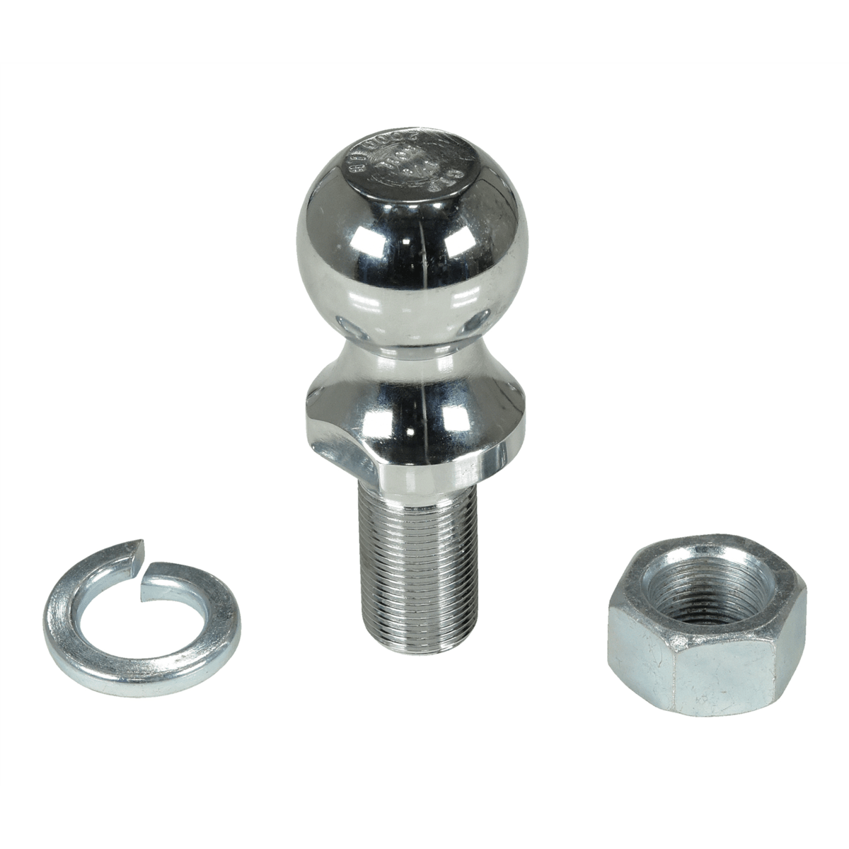 Vestil Steel Bolt On Tow Ball 1-7/8 In. Diameter 2000 Lb. Capactiy Silver BALL-178