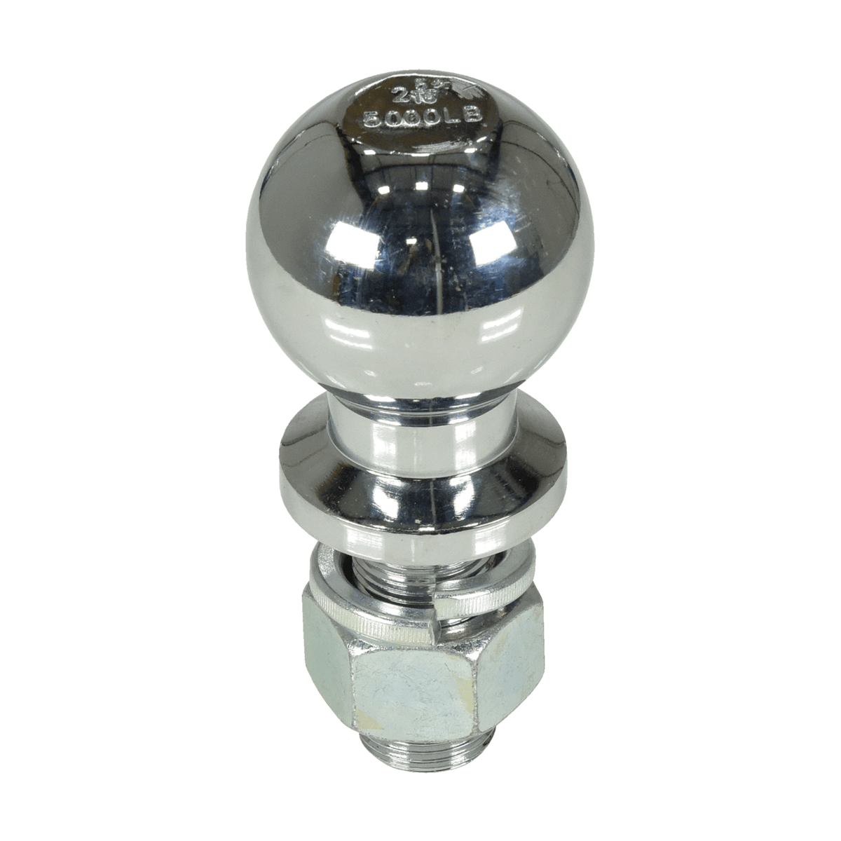 Vestil Steel Bolt On Tow Ball 2-5/16 In. Diameter 5000 Lb. Capacity Silver BALL-2516