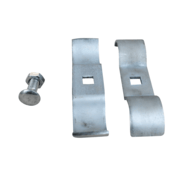 Vestil Steel Construction Safety Barrier Connector for HRAIL Models Galvanized HRAIL-CON