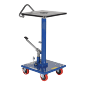 Vestil Steel Hydraulic Post Table 16 In. x 16 In. 200 Lb. Capacity Blue HT-02-1616A