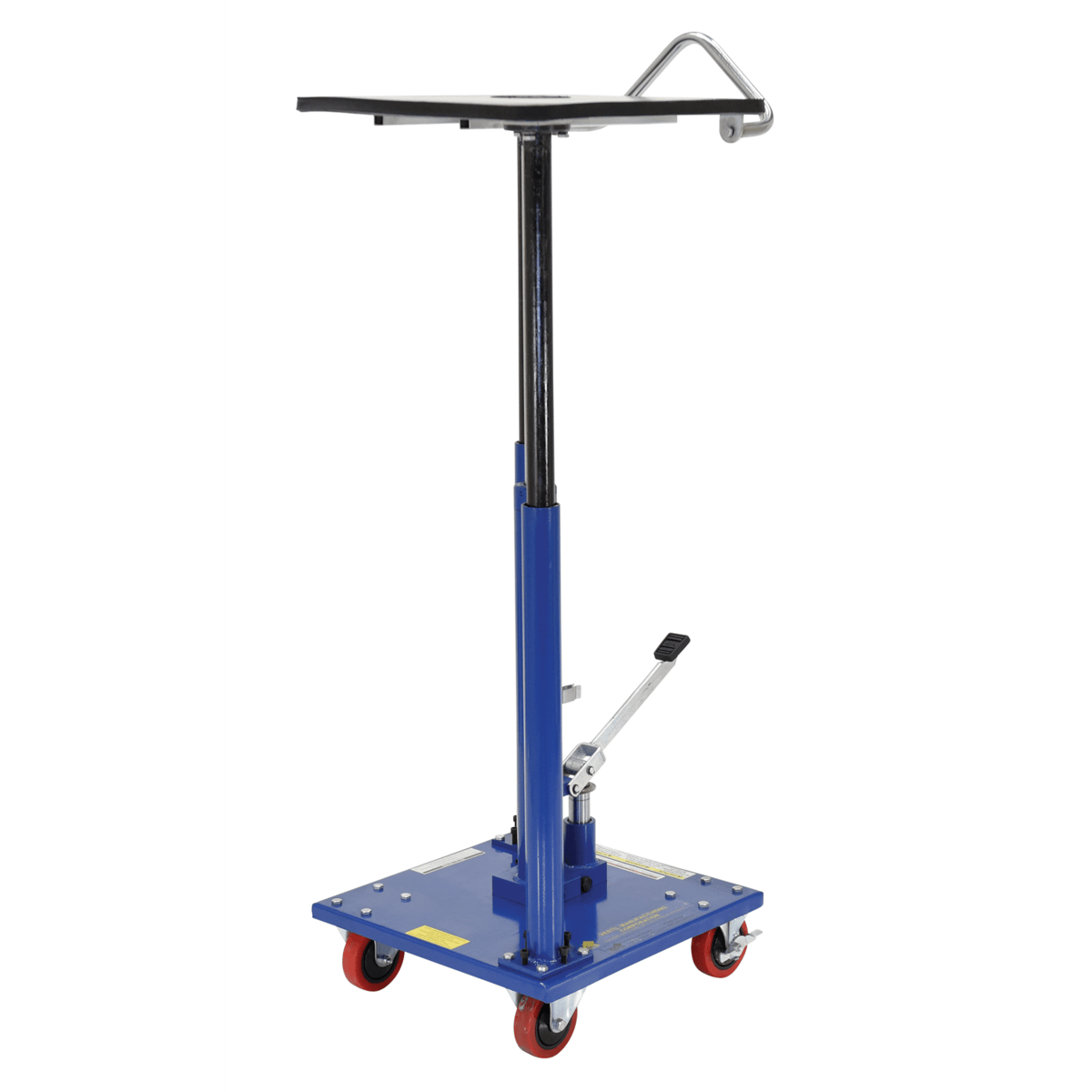 Vestil Steel Hydraulic Post Table 18 In. x 18 In. 500 Lb. Capacity Blue HT-05-1818A