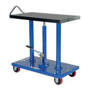 Vestil Steel Hydraulic Post Table 20 In. x 36 In. 1000 Lb. Capacity Blue HT-10-2036A