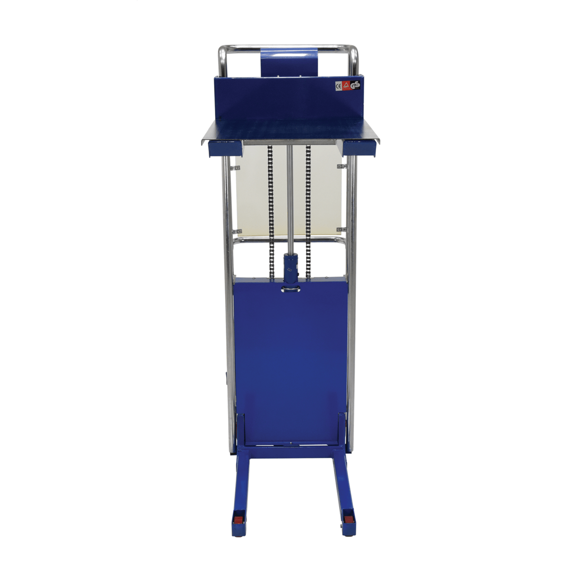 Vestil Steel Portable Foot Pump Hetti-Lift 41 In. x 69 In. 880 Lb. Capacity Blue HYD-10