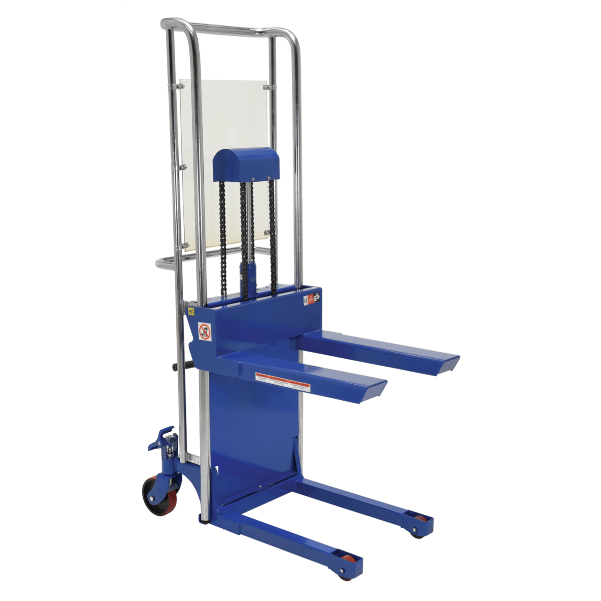 Vestil Steel Portable Foot Pump Hetti-Lift 41 In. x 69 In. 880 Lb. Capacity Blue HYD-10
