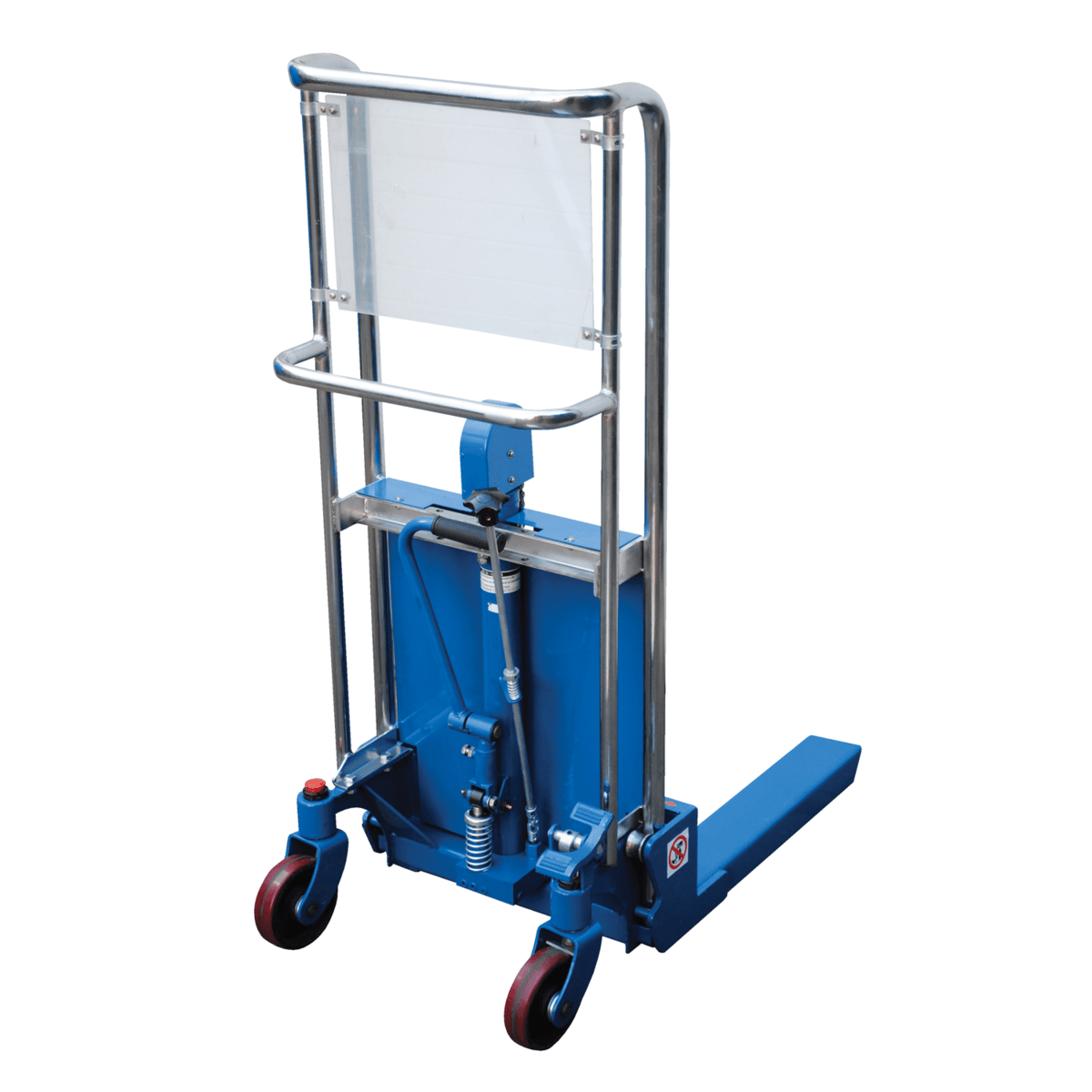 Vestil Steel Portable Foot Pump Hefti-Lift 41 In. x 54 In. 880 Lb. Capacity Blue HYD-5