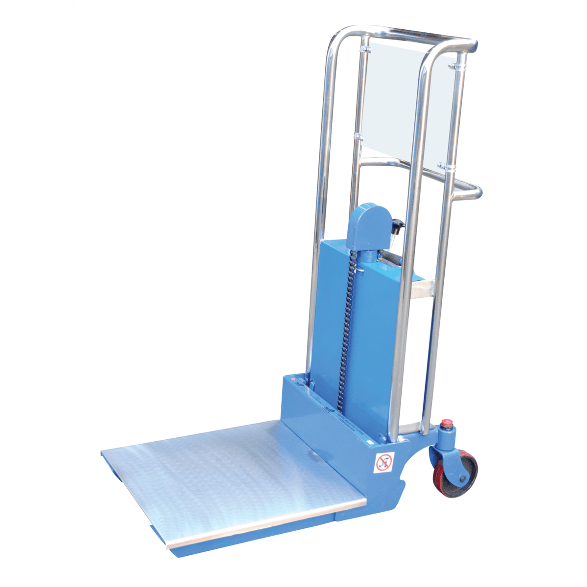 Vestil Steel Portable Foot Pump Hefti-Lift 41 In. x 54 In. 880 Lb. Capacity Blue HYD-5
