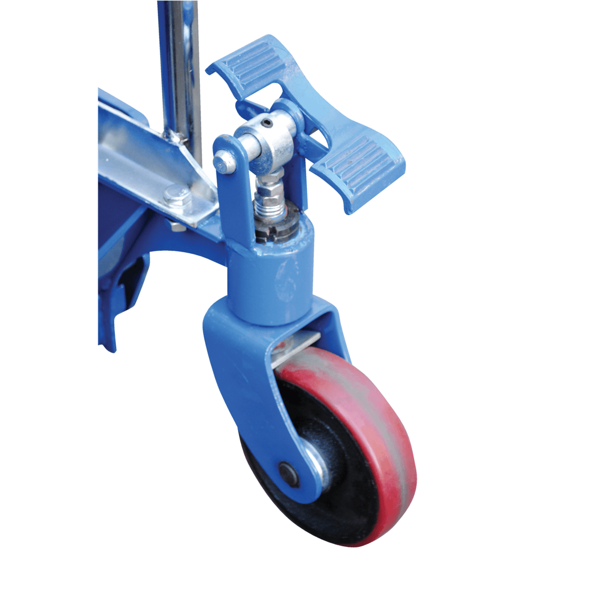 Vestil Steel Portable Foot Pump Hefti-Lift 41 In. x 54 In. 880 Lb. Capacity Blue HYD-5