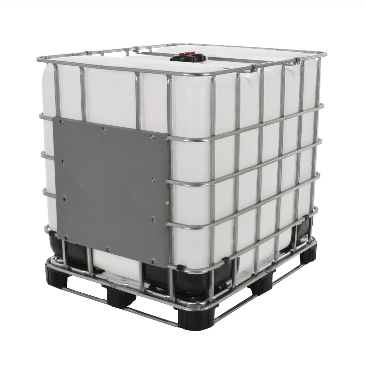 Vestil High Density Polyethylene Intermediate Bulk Container 275 Gallon Capacity White IBC-275