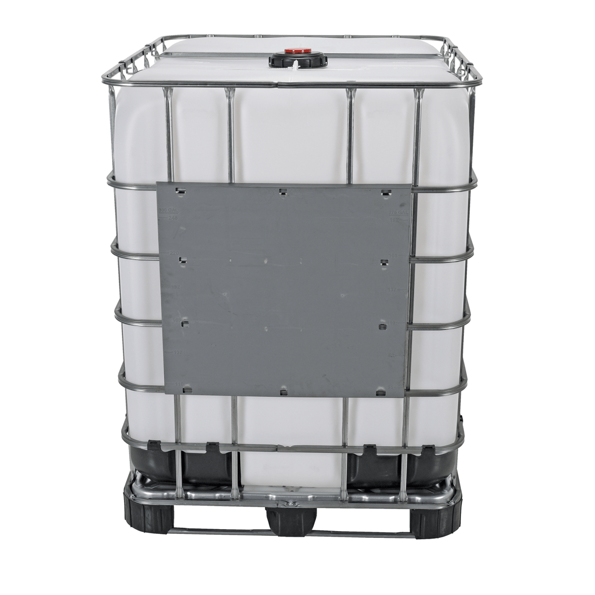 Vestil High Density Polyethylene Intermediate Bulk Container 330 Gallon Capacity White IBC-330