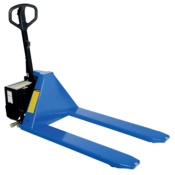 Vestil Steel DC Powered Tote Lift 63 In. x 26-3/4 In. x 46-1/2 In. 3000 Lb. Blue L-270-DC-HD