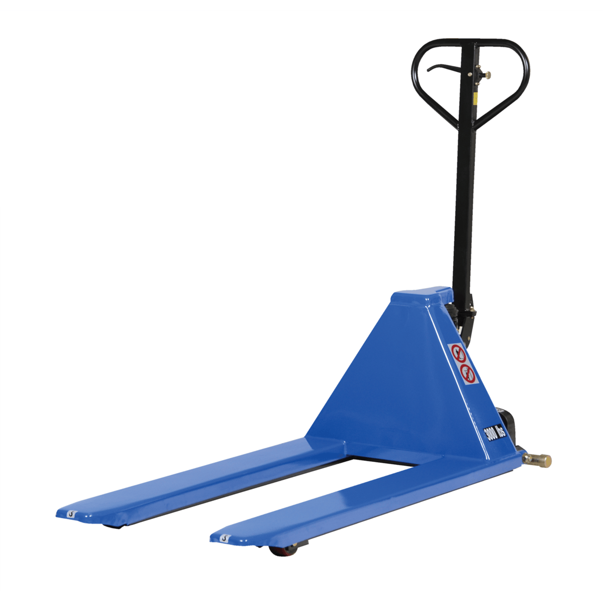 Vestil Steel Hand Pump Tote Lift 58 In. x 27 In. x 50 In. 3000 Lb. Capacity Blue L-270-HD