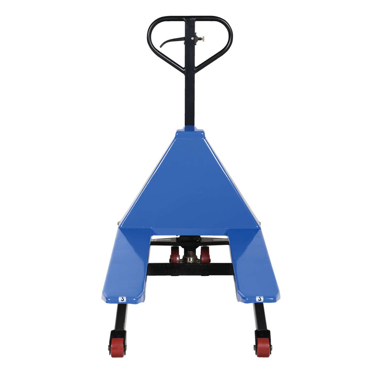 Vestil Steel Hand Pump Tote Lift 58 In. x 27 In. x 50 In. 3000 Lb. Capacity Blue L-270-HD