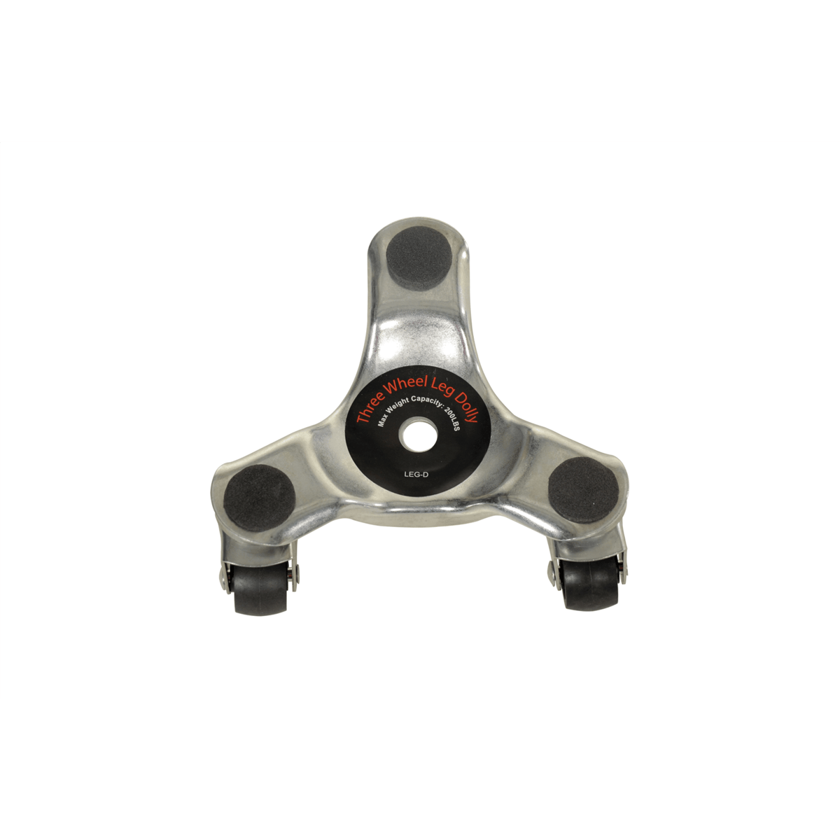 Vestil Steel Leg Dolly 5-13/16 In. x 6-3/8 In. x 2-1/2 In. 200 Lb. Capacity Silver LEG-D