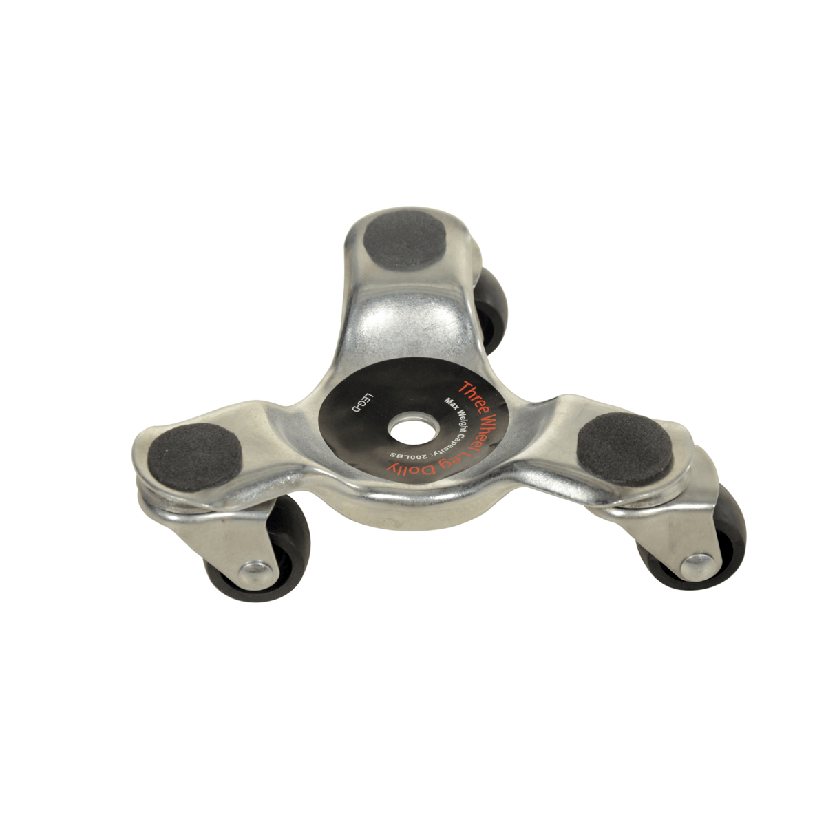 Vestil Steel Leg Dolly 5-13/16 In. x 6-3/8 In. x 2-1/2 In. 200 Lb. Capacity Silver LEG-D