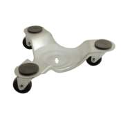 Vestil Steel Leg Dolly 10-3/4 In. x 12 In. x 2-3/4 In. 300 Lb. Capacity Silver LEG-D-12