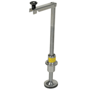 Vestil Steel Leveling Jack 26 In. 5000 Lb. Capacity Silver LJ-17