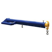 Vestil Steel Economy Telescoping Lift Boom 24In Fork Pocket Center 4000Lb Blue/Yellow LM-EBT-4-24
