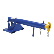 Vestil Steel Orbit Telescoping Lift Boom 24 In Fork Pocket Center 6000 Lb Capacity Blue LM-OBT-6-24