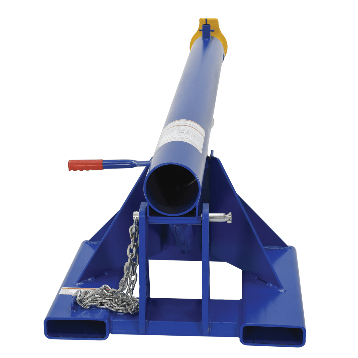 Vestil Steel Orbit Telescoping Lift Boom 24 In Fork Pocket Center 6000 Lb Capacity Blue LM-OBT-6-24