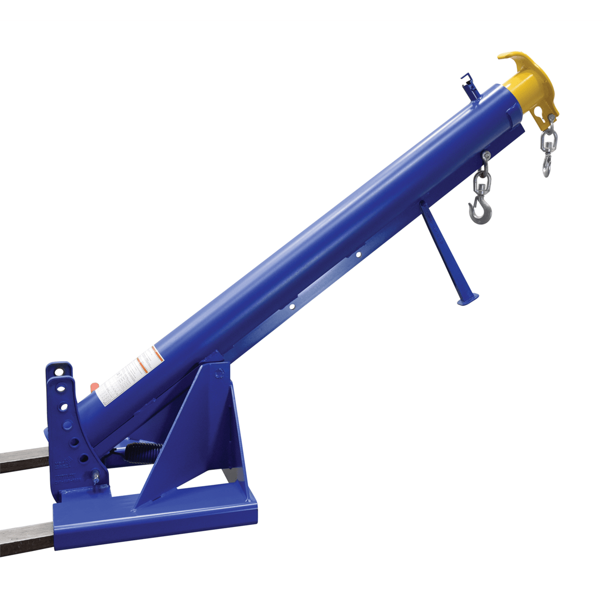 Vestil Steel Orbit Telescoping Lift Boom 24 In Fork Pocket Center 6000 Lb Capacity Blue LM-OBT-6-24