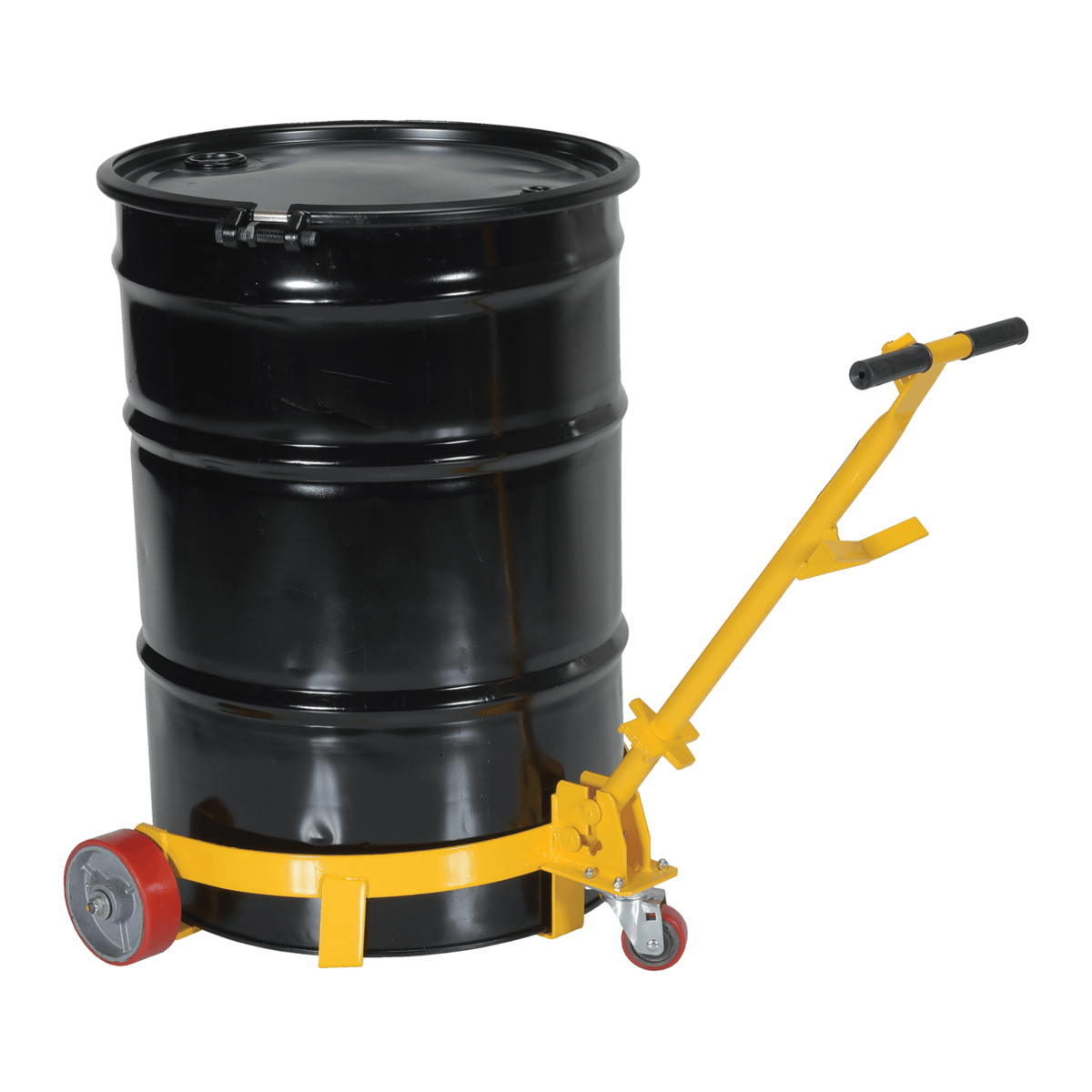 Vestil Low Prof. DrumDolly w/PolySteelCasters 45Inx45Inx39In 21-5/8In x 31-5/8In x 37-5/8In 1200Lb