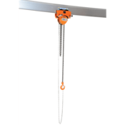 Vestil Steel Low Headroom Chain Hoist Push Trolley 14 In x 11-1/2 In x 14 In 4000 Lb Orange LOW-4P