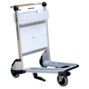 Vestil Aluminum Nestable Multi-Use Cart with Brakes 39-1/2In x 26-1/2In x 39In 550 Lb. Silver LUG-B