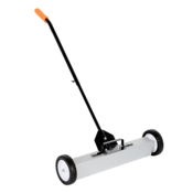 Vestil Aluminum Magnetic Sweeper Handle Release 32 In. x 28 In. x 31 In. 30 Lb. Silver MFSR-24