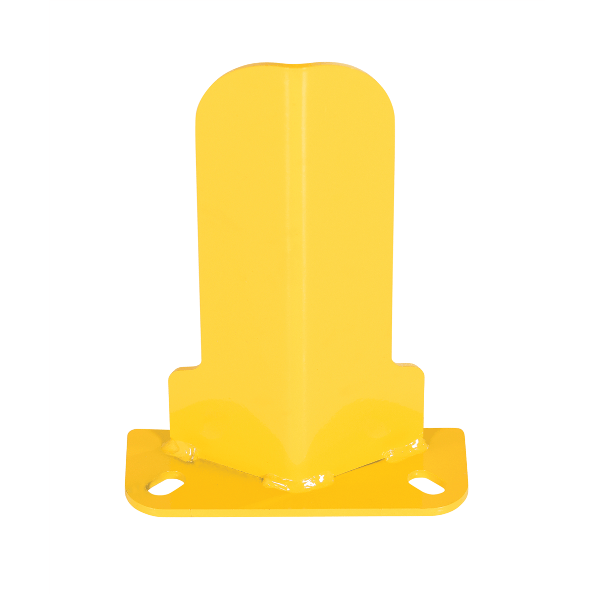 Vestil Steel Low Profile Rack Guard 3 In. x 8 In. x 11-7/8 In. Yellow NPG4-12