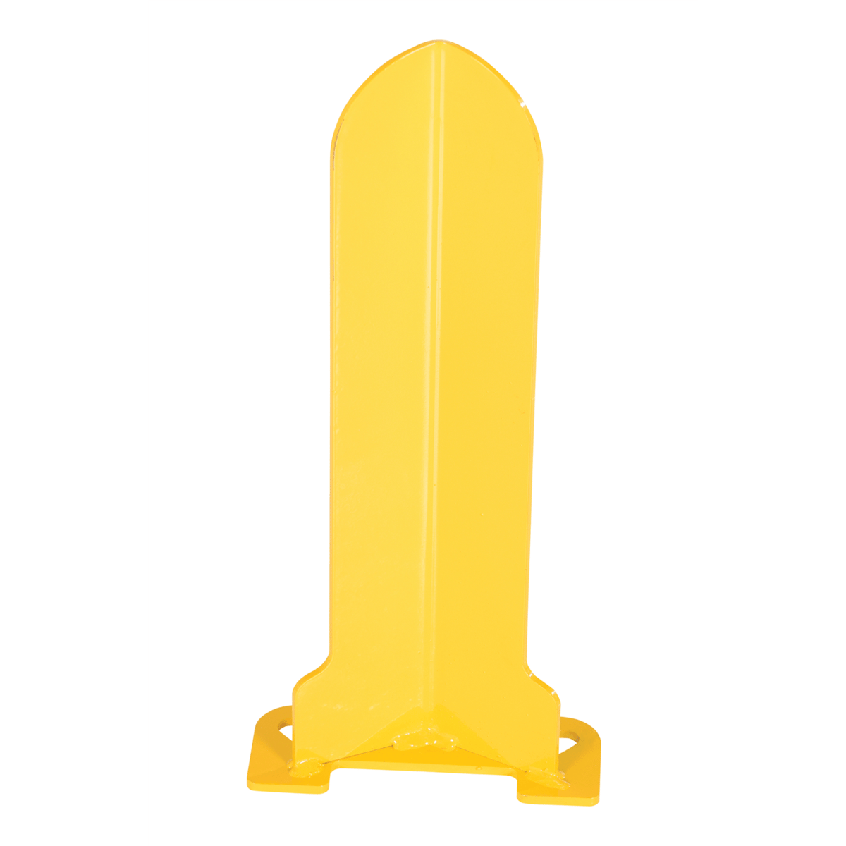 Vestil Steel Low Profile Rack Guard 3 In. x 8 In. x 17-7/8 In. Yellow NPG4-18