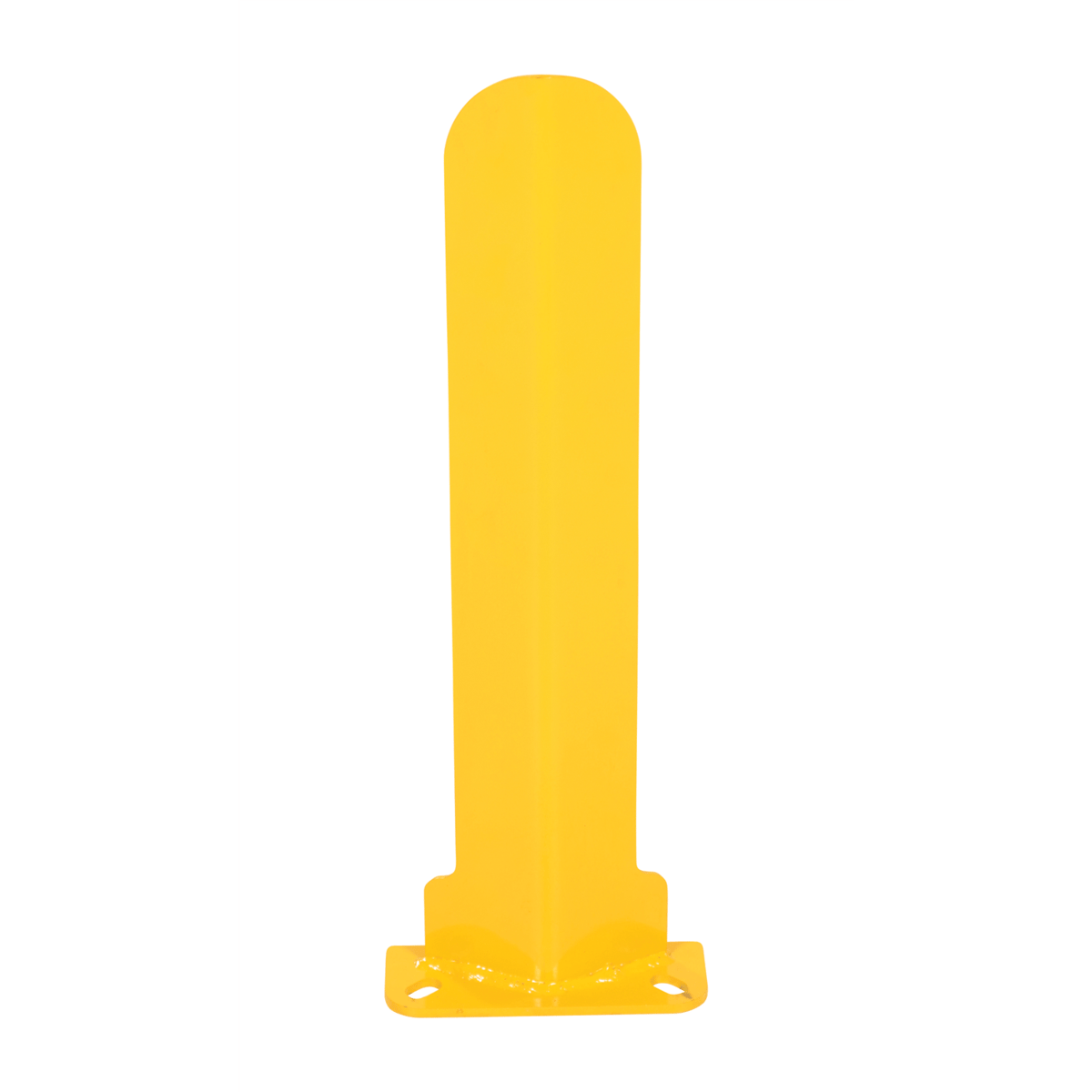 Vestil Steel Low Profile Rack Guard 3 In. x 8 In. x 23-7/8 In. Yellow NPG4-24
