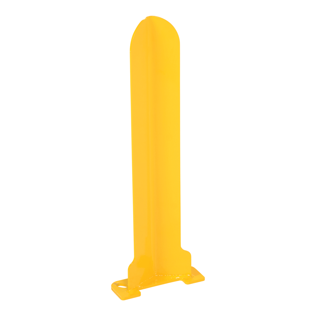 Vestil Steel Low Profile Rack Guard 3 In. x 8 In. x 23-7/8 In. Yellow NPG4-24